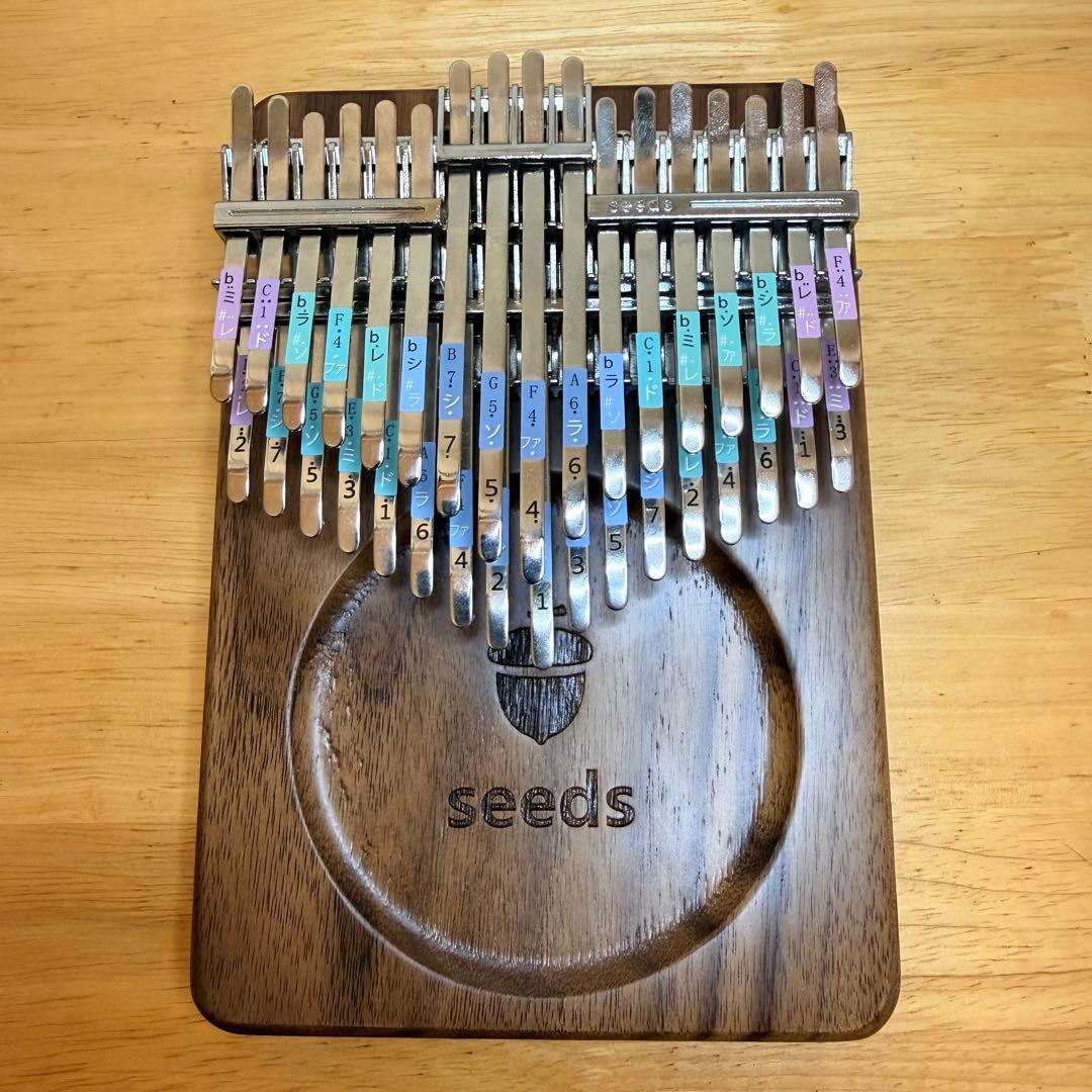 SEEDS 34音木製カリンバ