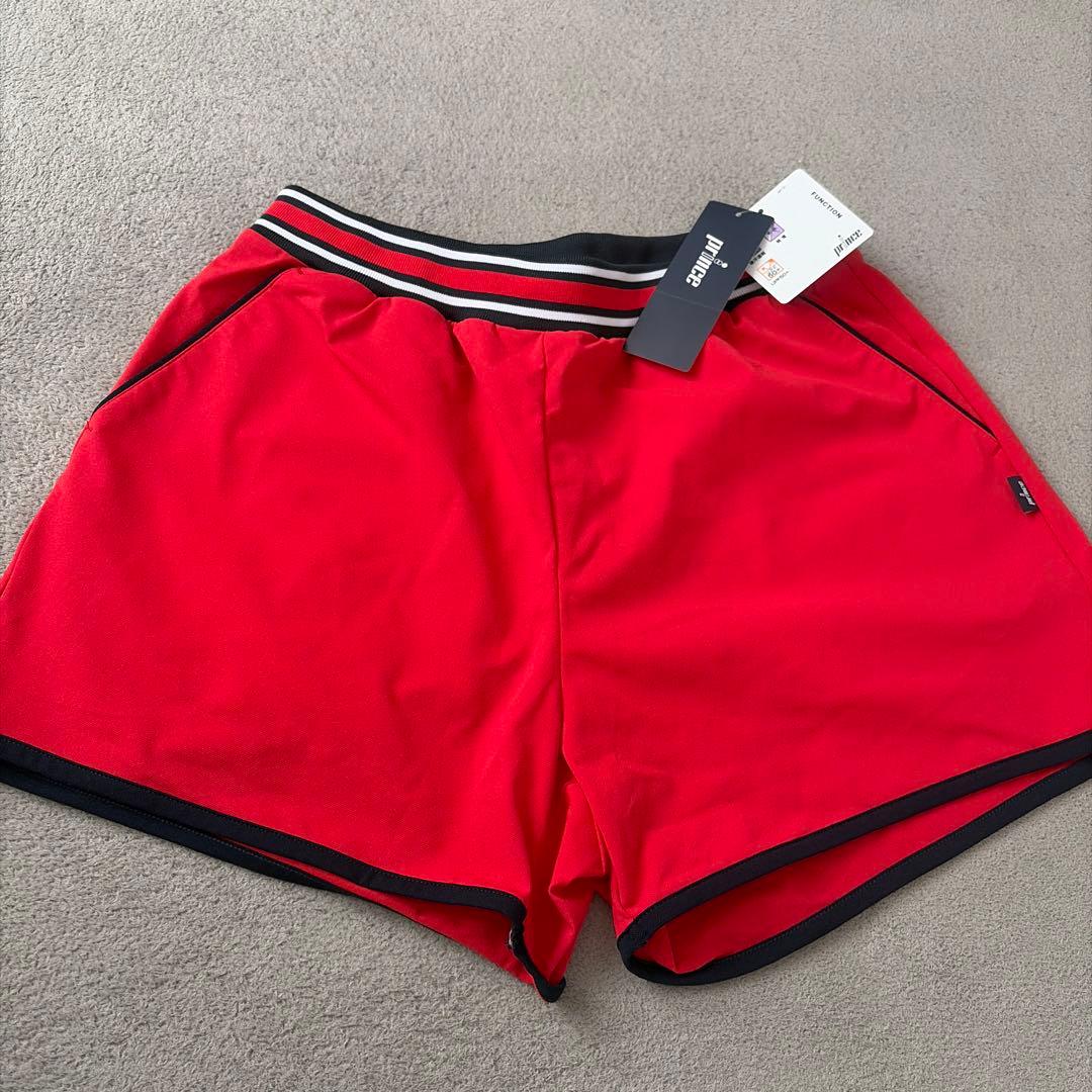Prince レッド ショートパンツセット