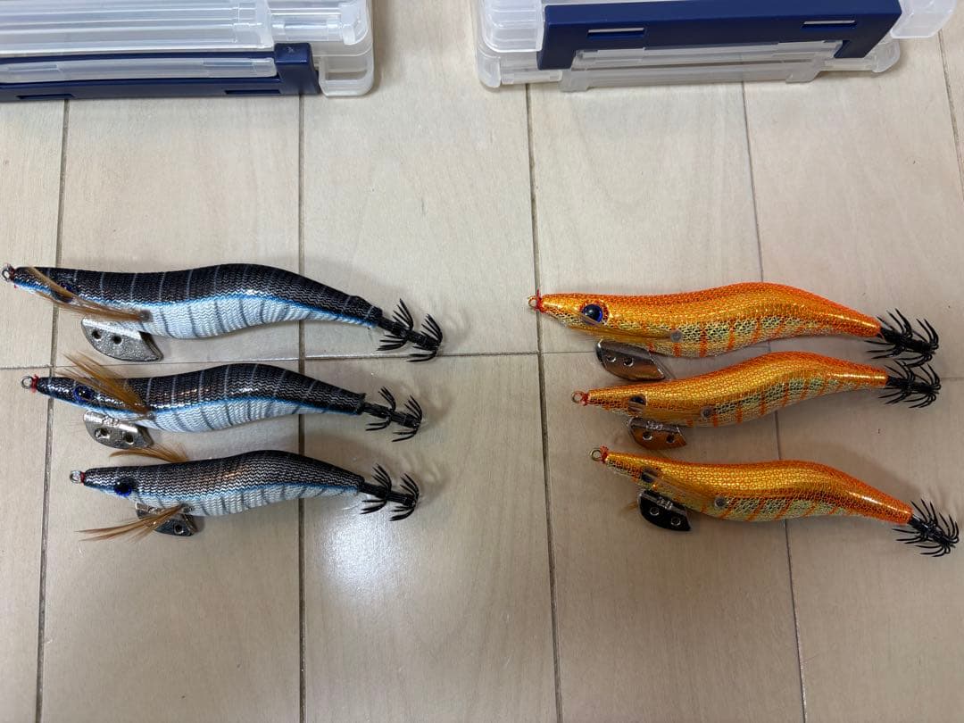 新品 未使用 釣研 エギスタ 16個 その他8個 メイホウケース リーダーセット