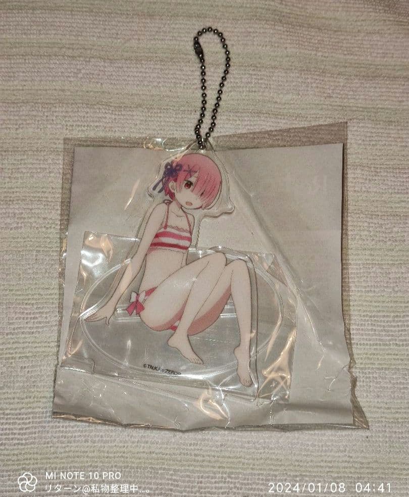 Re:ゼロから始める異世界生活 常夏のアクリルスタンドキーホルダー ラム