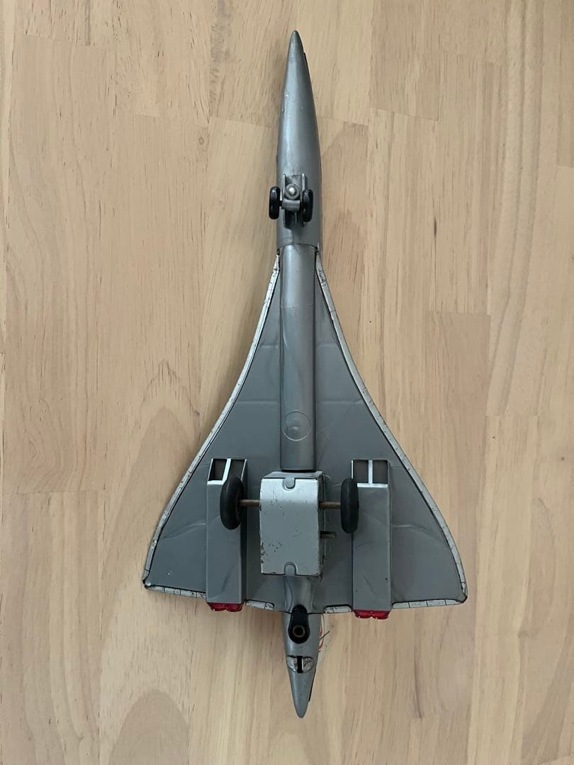 値下★ブリキ飛行機　JAL JA207 コンコルド　1960-1970年代当時物