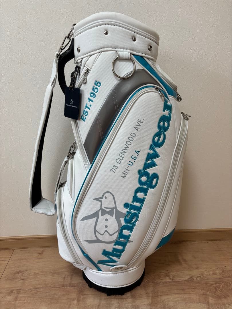 マンシングウェア キャディバッグ 9.5型 6分割 47インチ対応