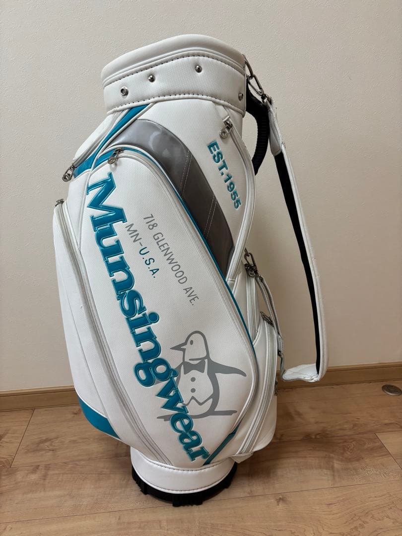 マンシングウェア キャディバッグ 9.5型 6分割 47インチ対応