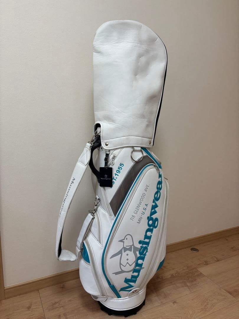 マンシングウェア キャディバッグ 9.5型 6分割 47インチ対応