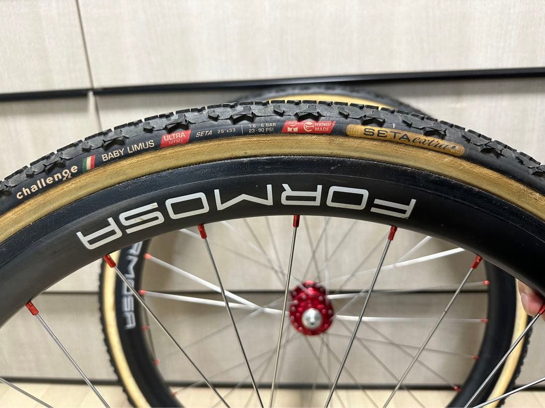 CHRIS KING ハブ FORMOSA リム　ホイールセット 11/12S