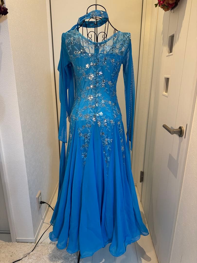 ダンスドレス　青