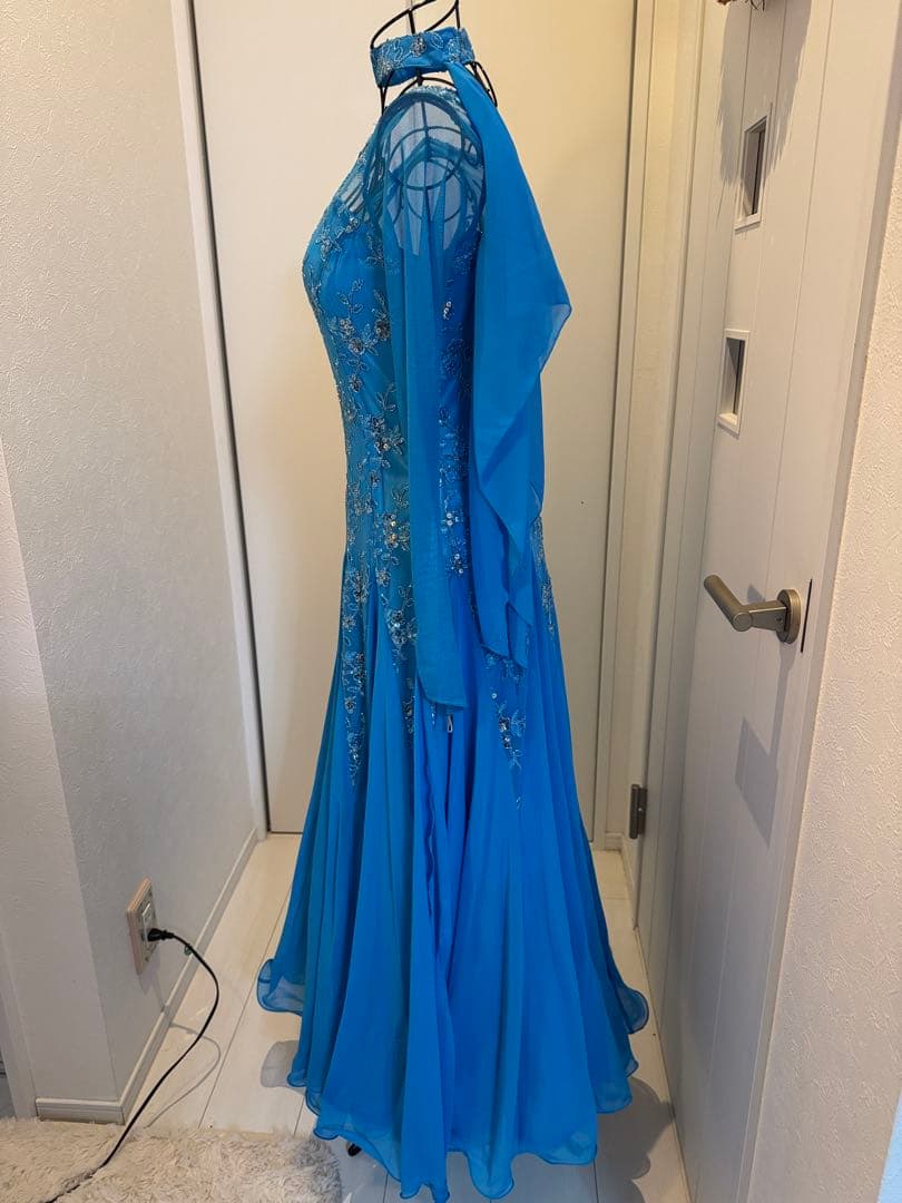 ダンスドレス　青