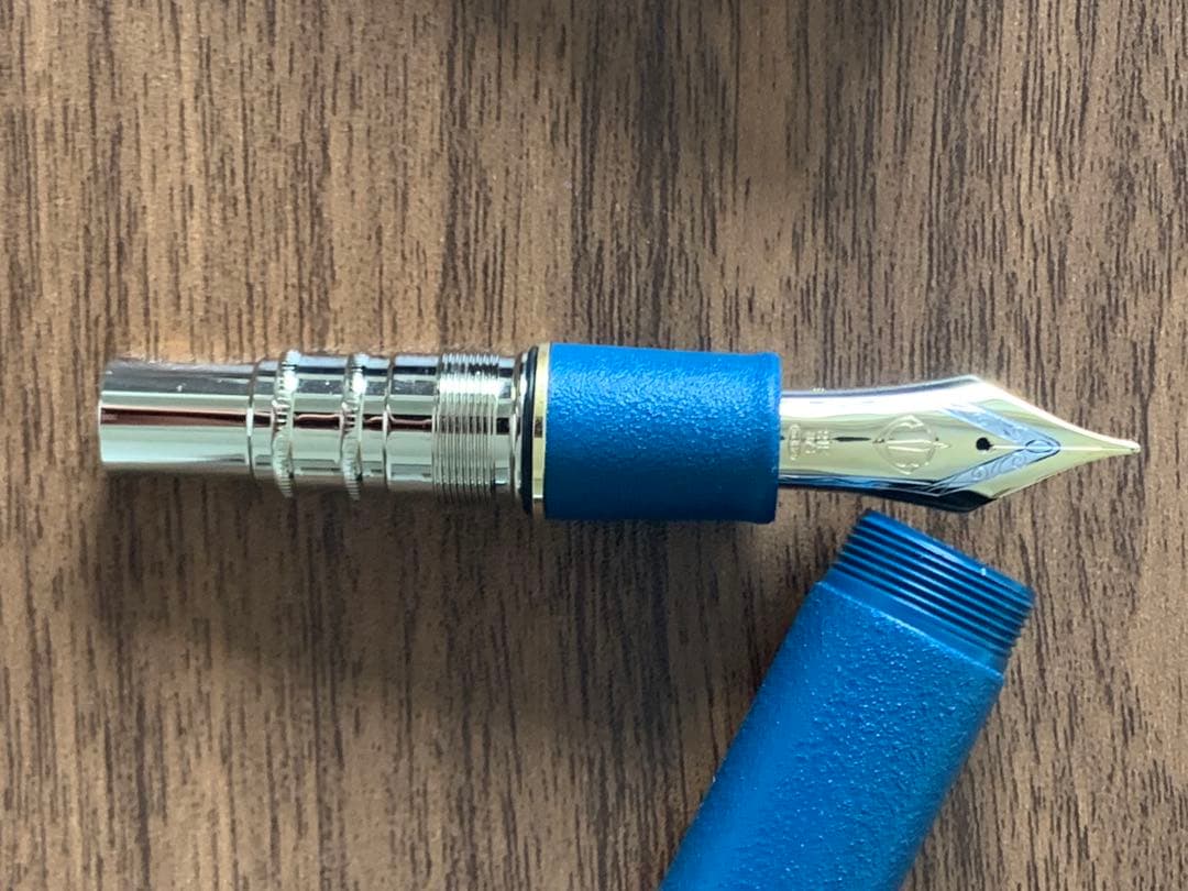 SAILOR セーラー 彩雅シリーズ 21K 万年筆　小林已真 石目塗（深藍）