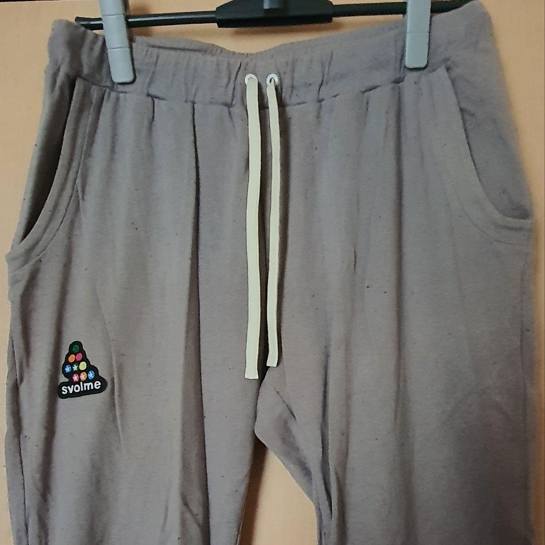 スボルメ スウェット ロング パンツ Ｌ グレーミックス 珍しい素材 used