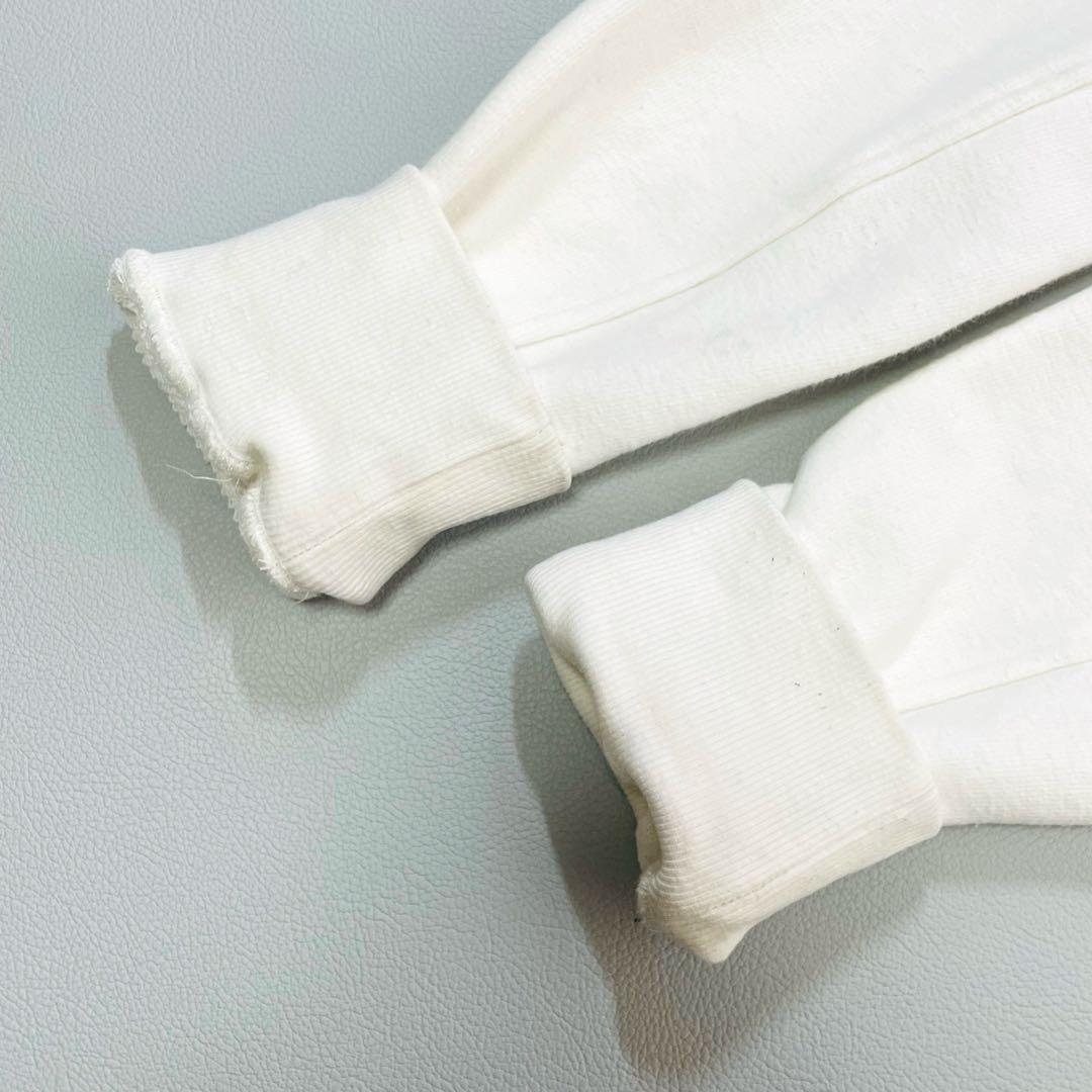 6373 TFW49 クルーネックスウェット　サイドジップ　ホワイト