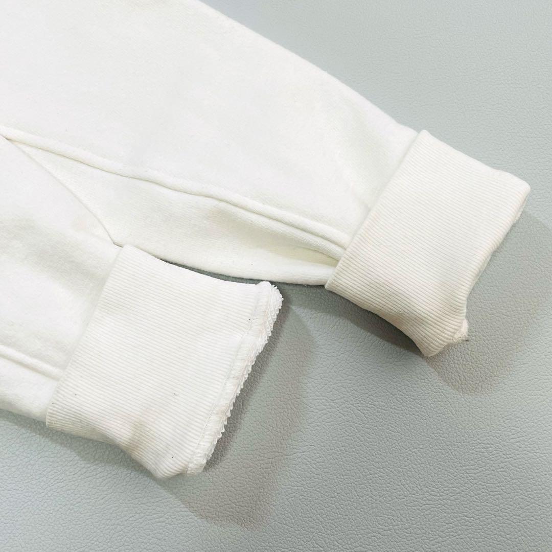 6373 TFW49 クルーネックスウェット　サイドジップ　ホワイト