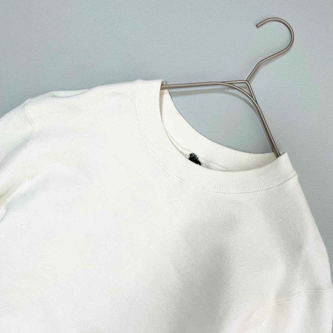 6373 TFW49 クルーネックスウェット　サイドジップ　ホワイト