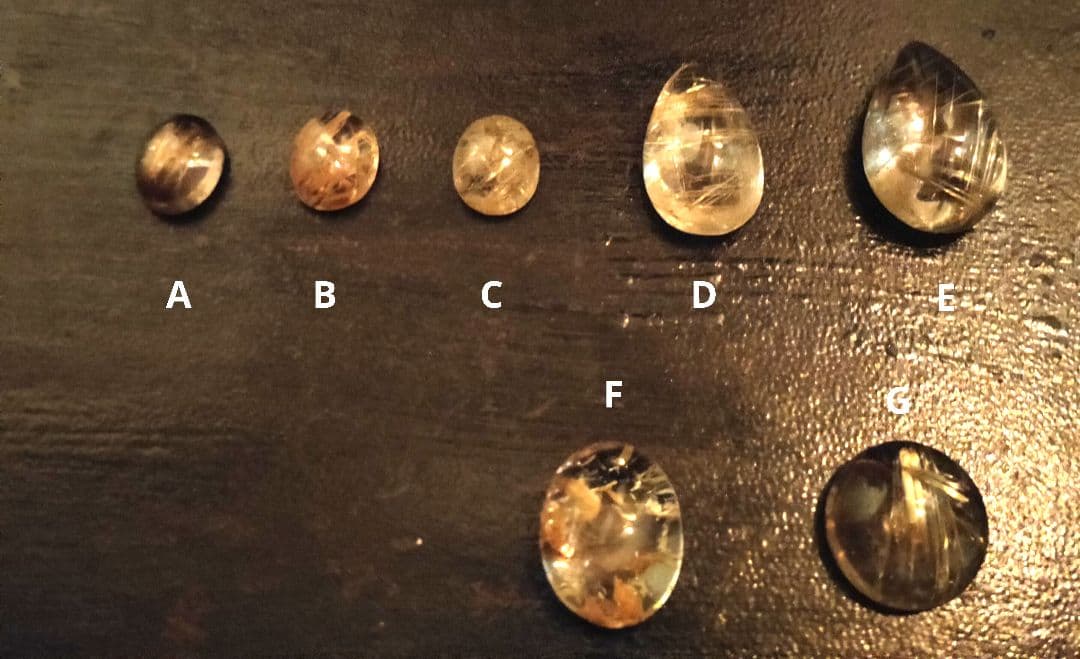 ルチルクォーツ ルース D