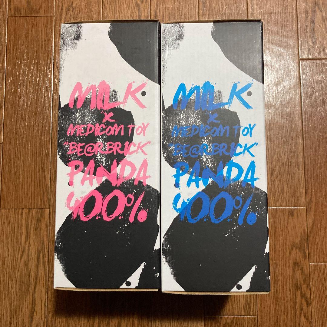 be@rbrick ベアブリック milk panda 2種　400%