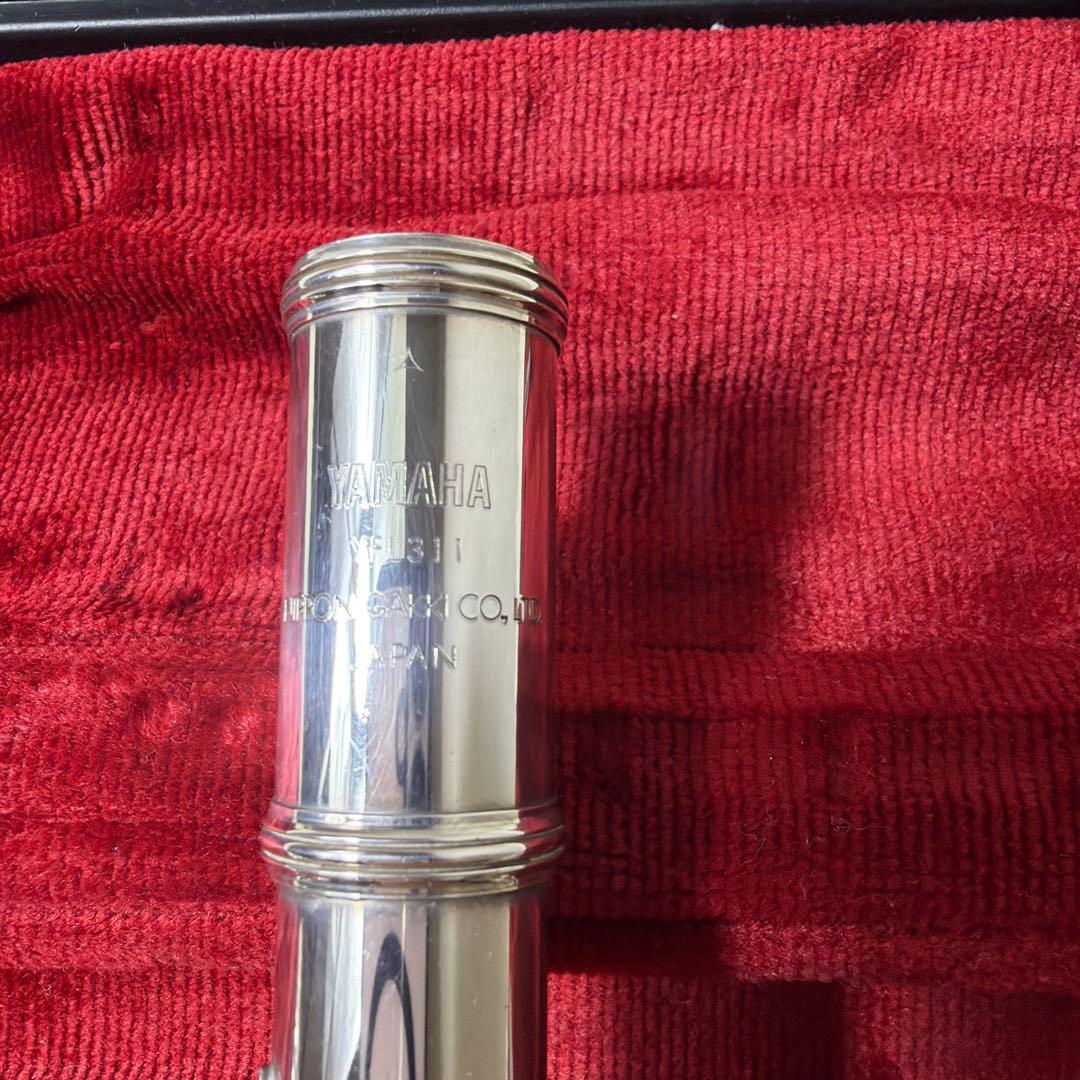 【美品】YAMAHA YFL-311 後期フルート 頭部管銀製 Eメカ