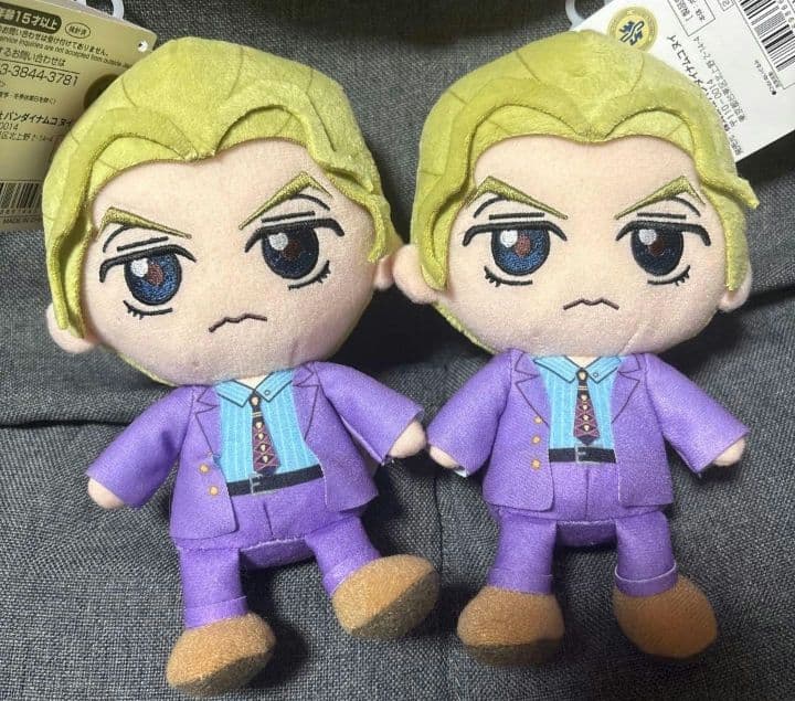 ジョジョの奇妙な冒険 吉良吉影 Chibi ぬいぐるみ 2点セット