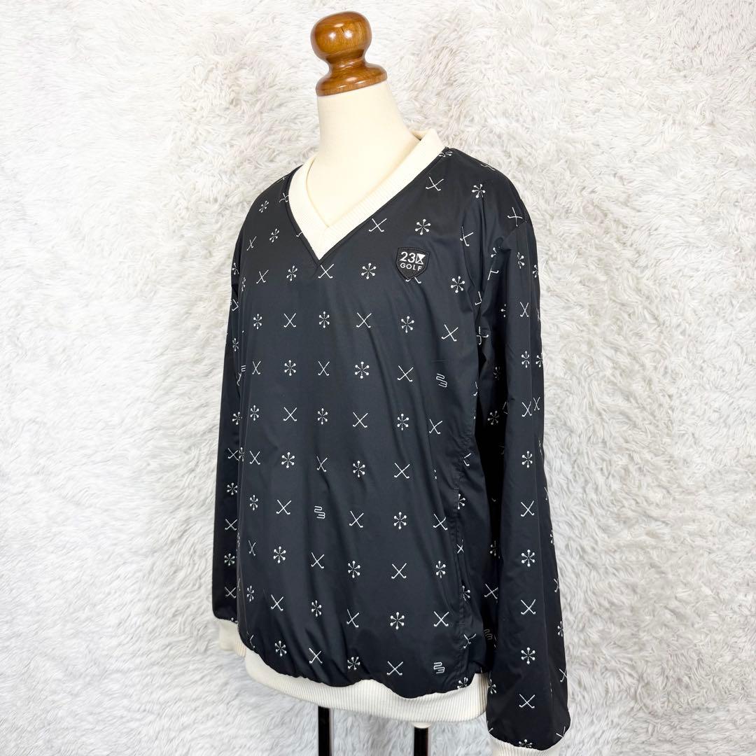 【美品】23区ゴルフ Vネック リバーシブル スニード L メンズ