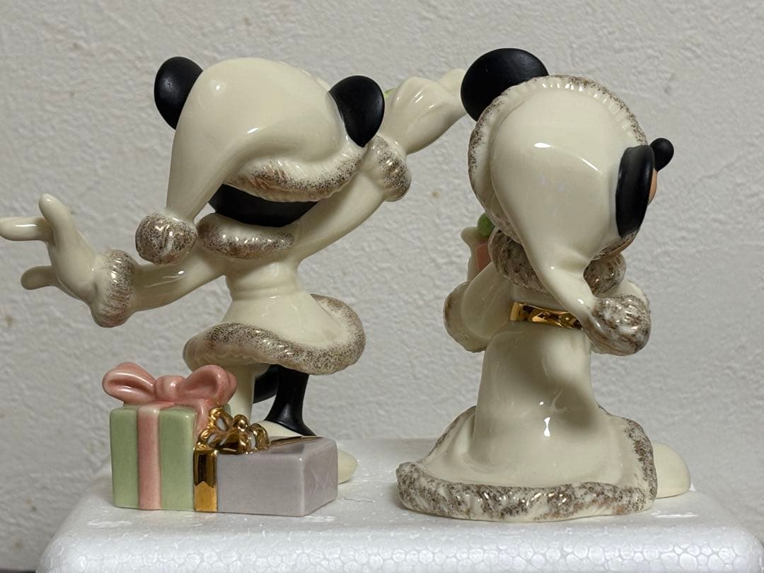 クリスマス　ミッキー&ミニー　レノックスLENOX