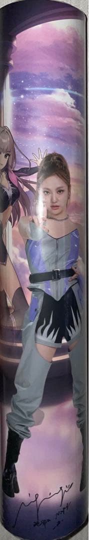 aespa 四人直筆サイン入りポスター Epic7