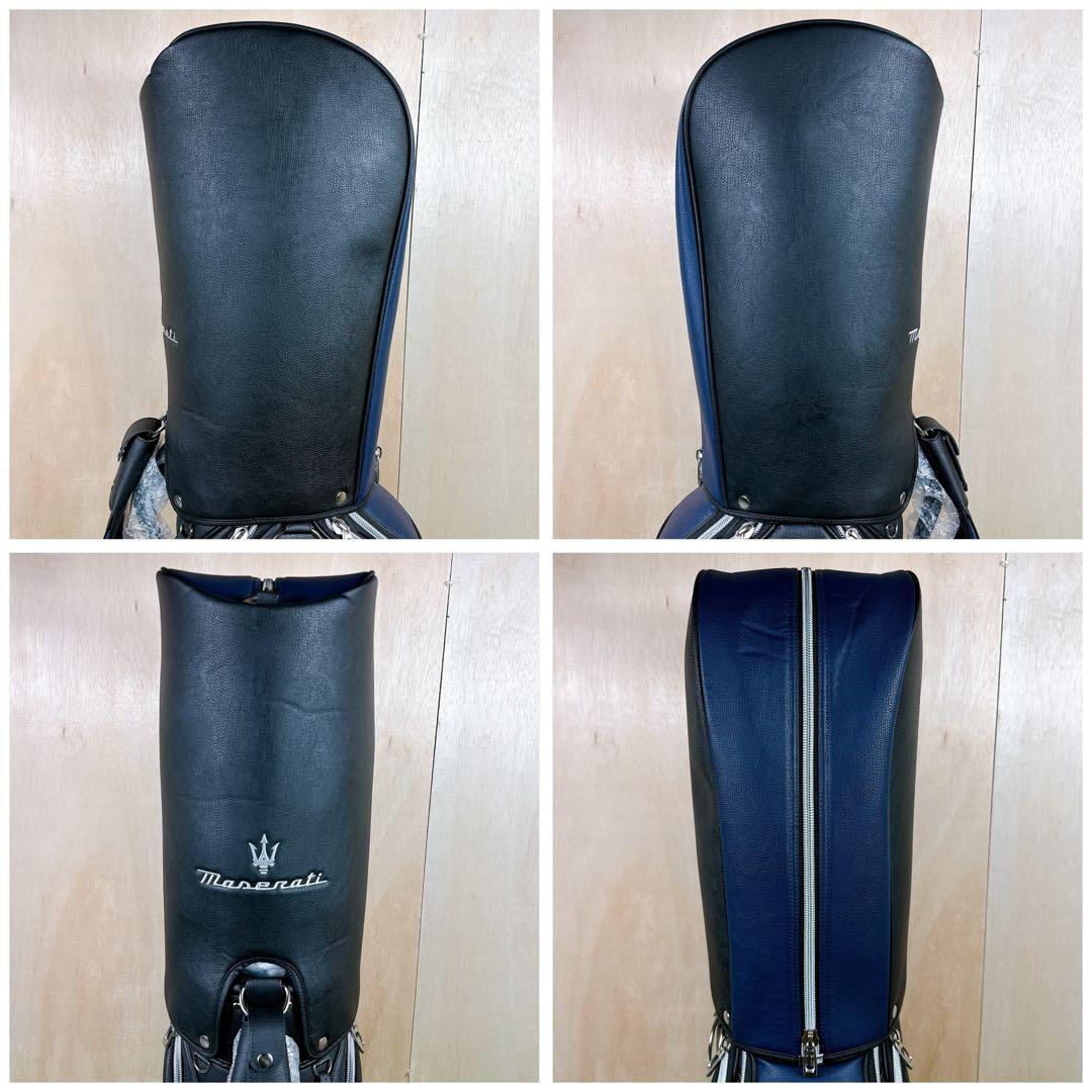 新品未使用 MASERATI マセラティ キャディバッグ ネイビー&ブラック