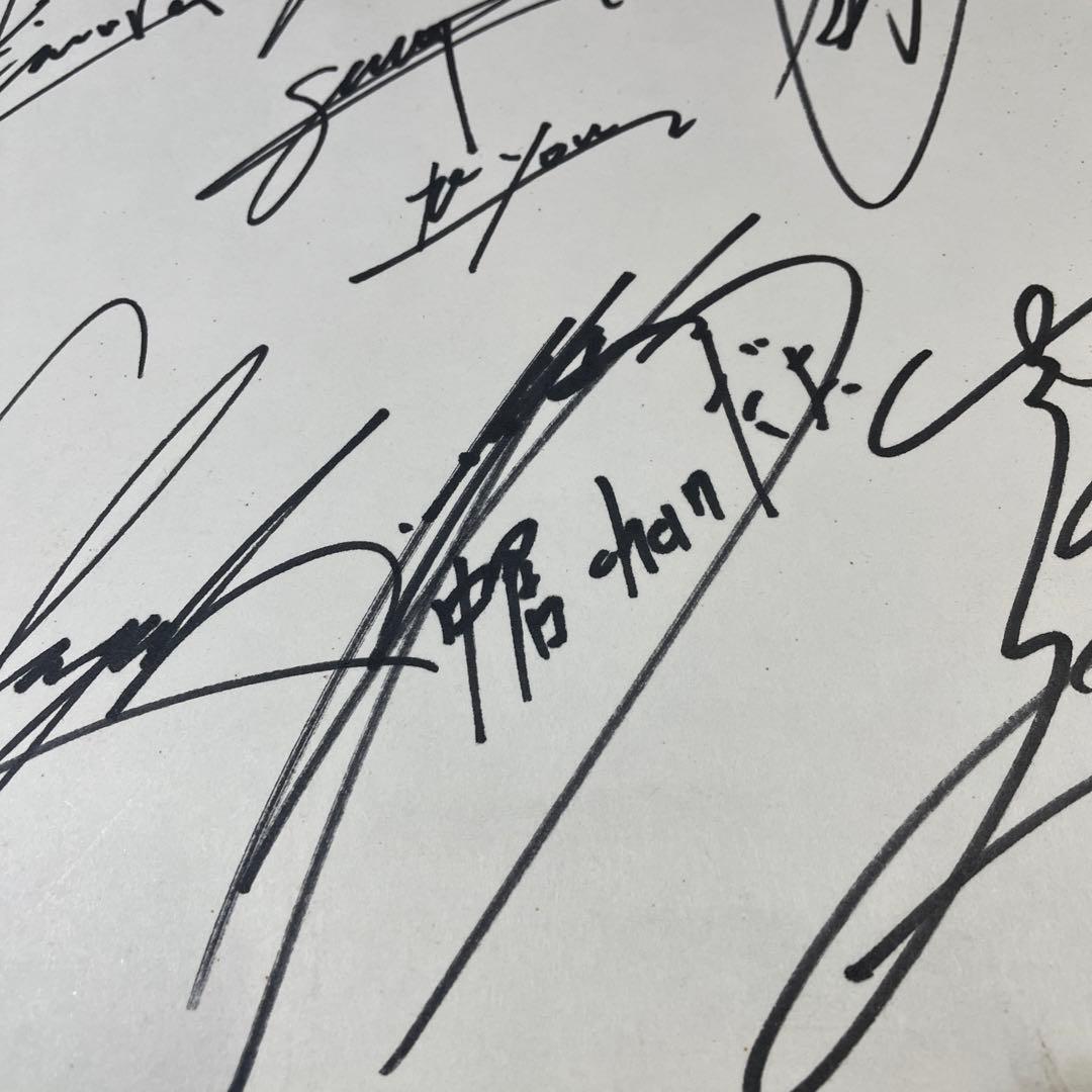 直筆サイン色紙　SMAP スマップ　6人時代