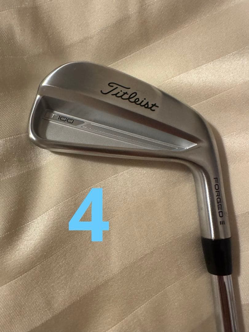 極美品 タイトリスト T100 2023 7本セット（4〜PW） 保証証あり