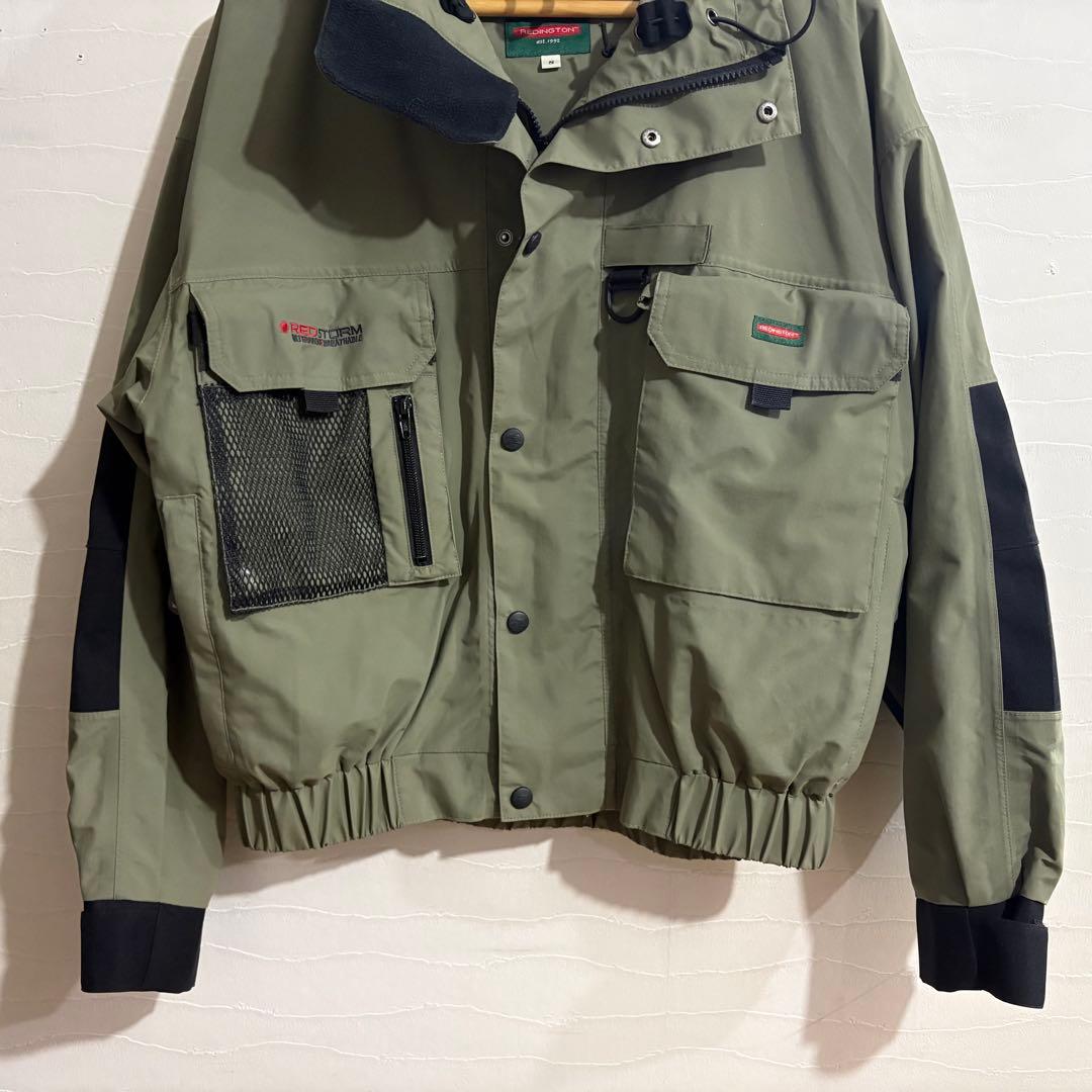 フライフィッシングジャケットREDINGTON カーキ黒S