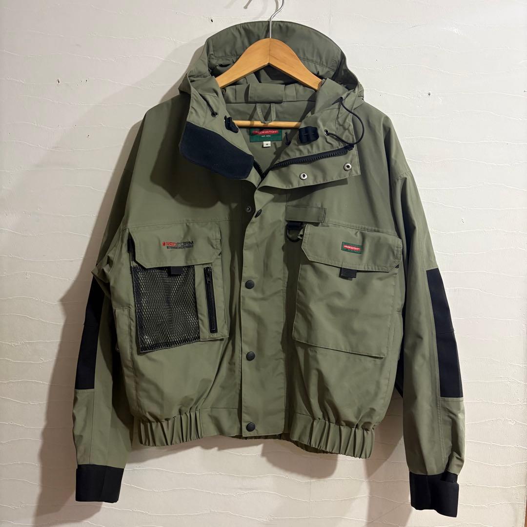 フライフィッシングジャケットREDINGTON カーキ黒S