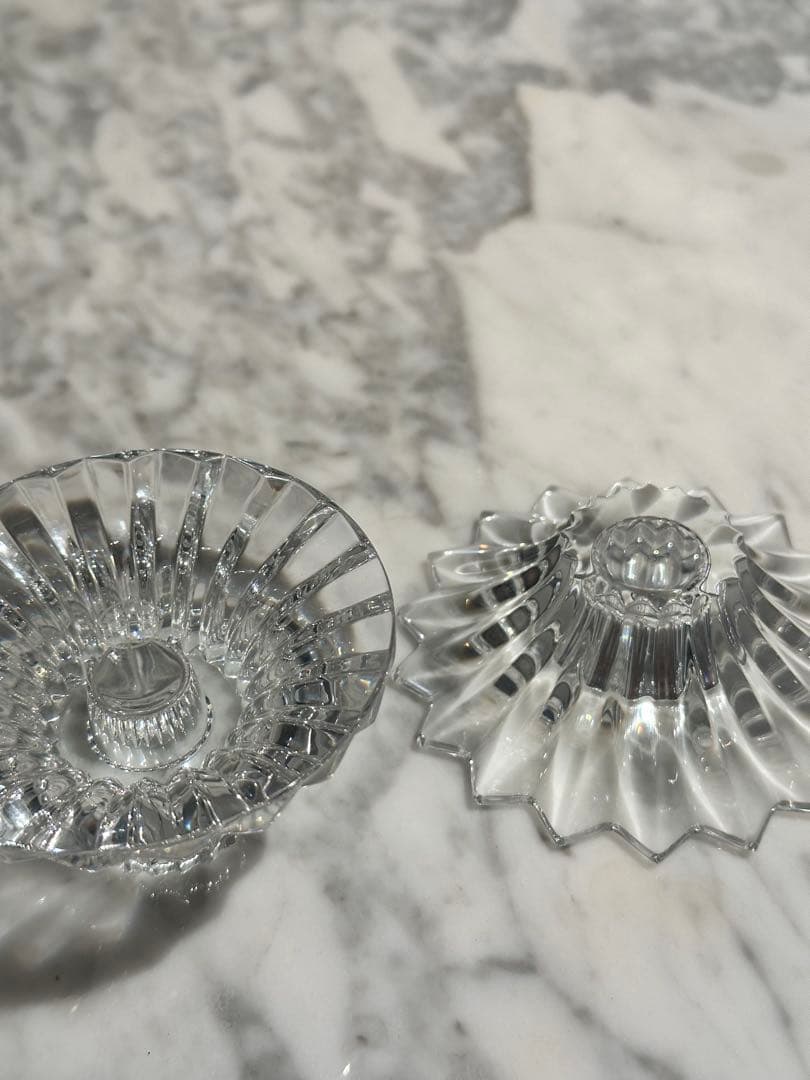 Baccarat バカラ　キャンドルホルダー　又はワインコルクスタンド　2種