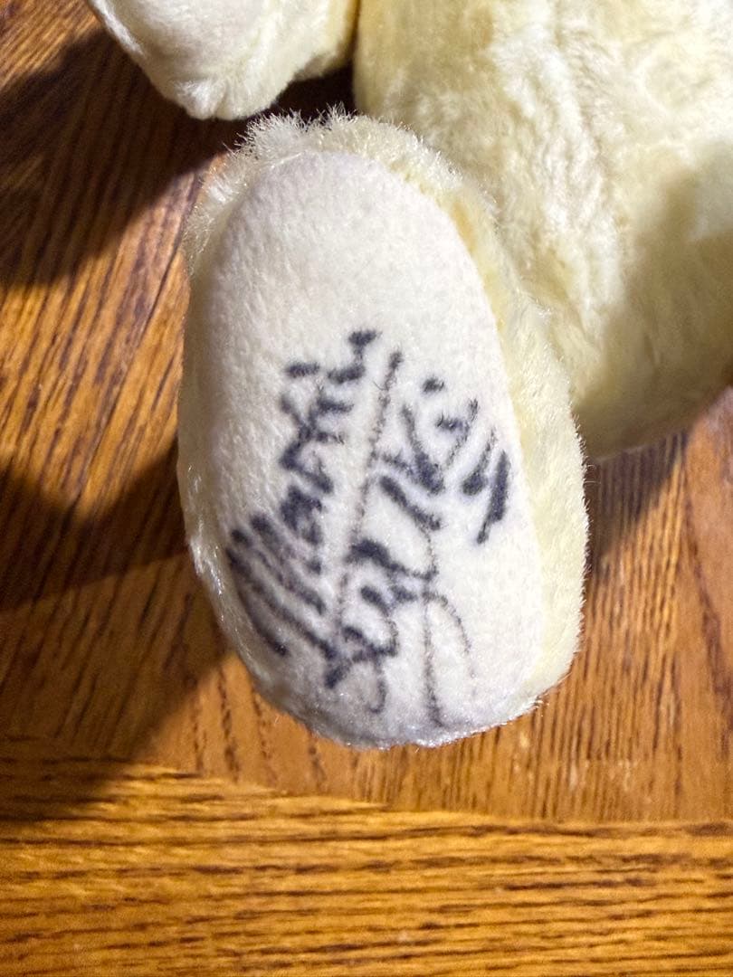 茶色とクリーム色テディベアセット(鈴木雅之サイン入り)