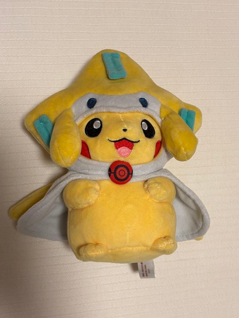 ポケモンセンター東北限定　ジラーチポンチョ　ピカチュウ ぬいぐるみ タグなし