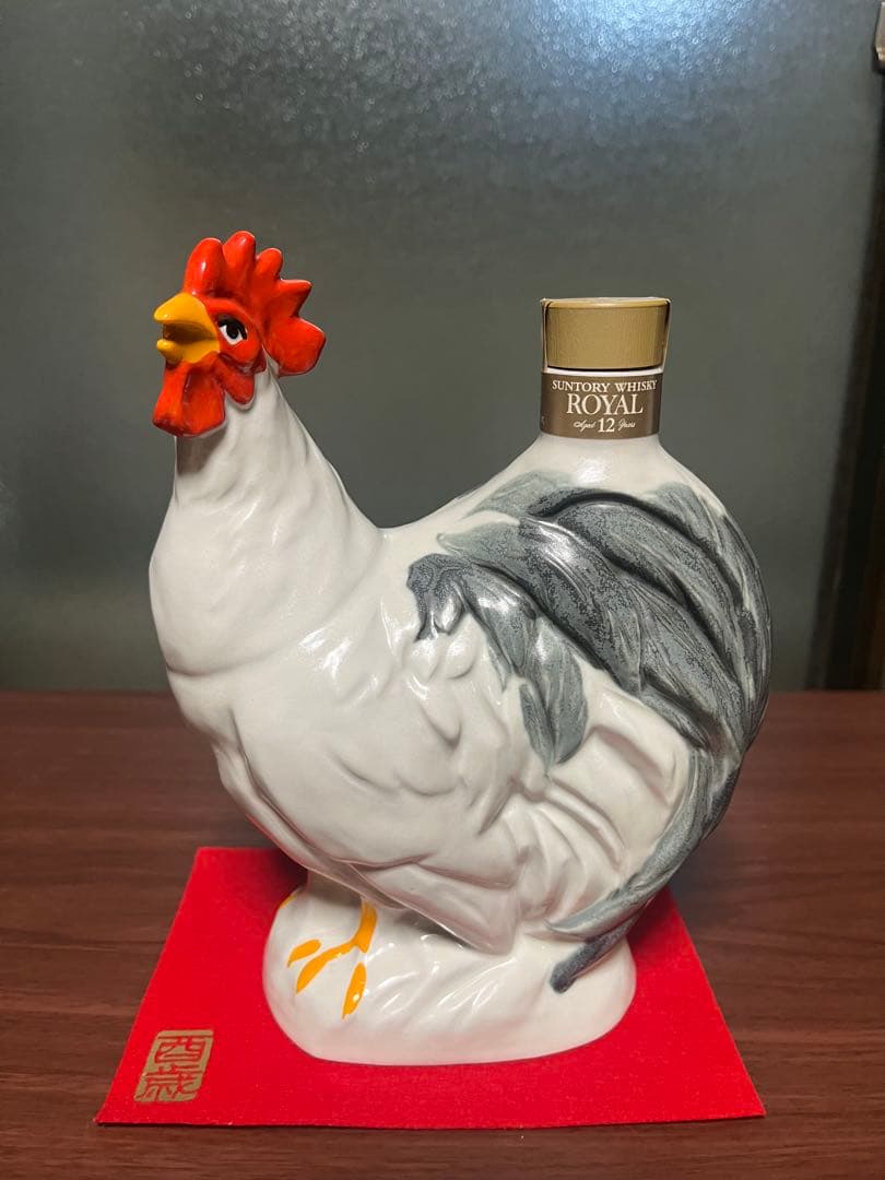 【未開栓】サントリーウイスキーローヤル12年 干支ボトル 2005年 酉 とり