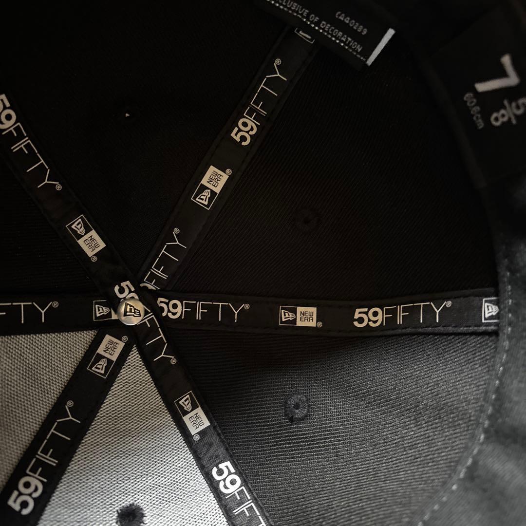 NEW ERA 59FIFTY ブラック キャップ 7 8/5