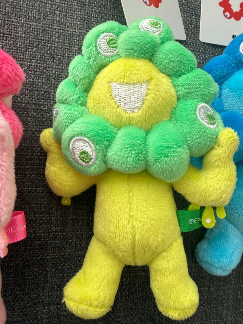 ミャクミャク推しカラーぬいぐるみボールチェーン3点セット