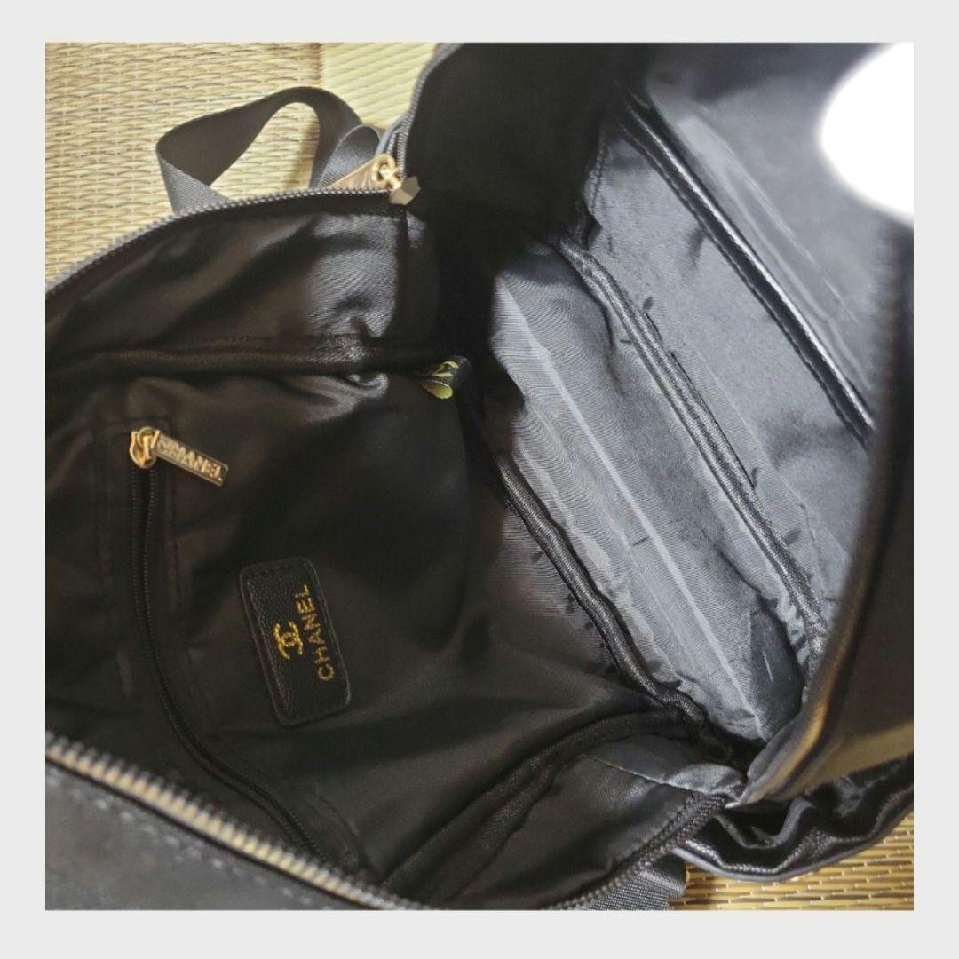 シャネル リュック ノベルティ バッグ キルティングデザイン 刺繍入