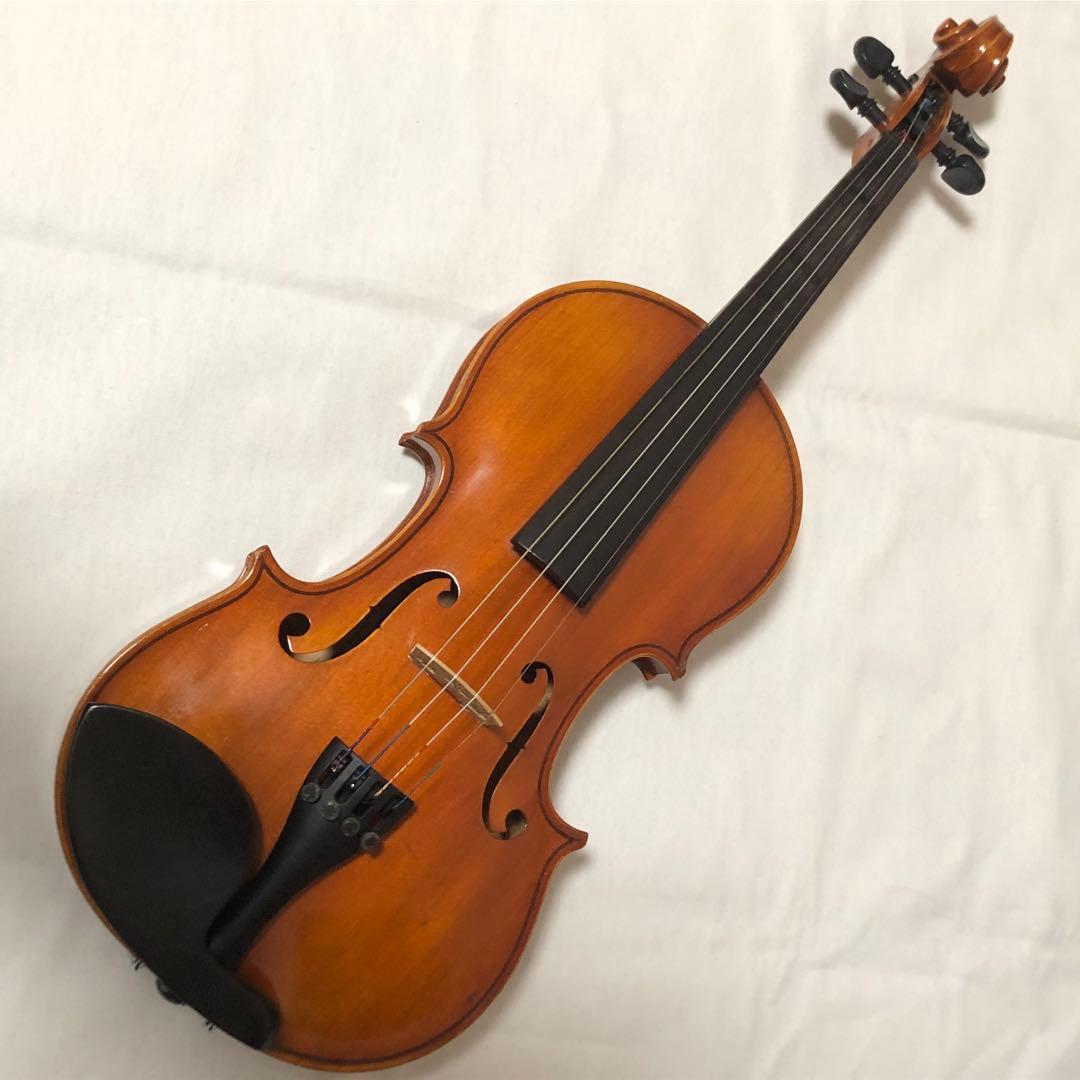 送料込★良品★SUZUKI バイオリン 4/4 No.280 純正弓 1974年