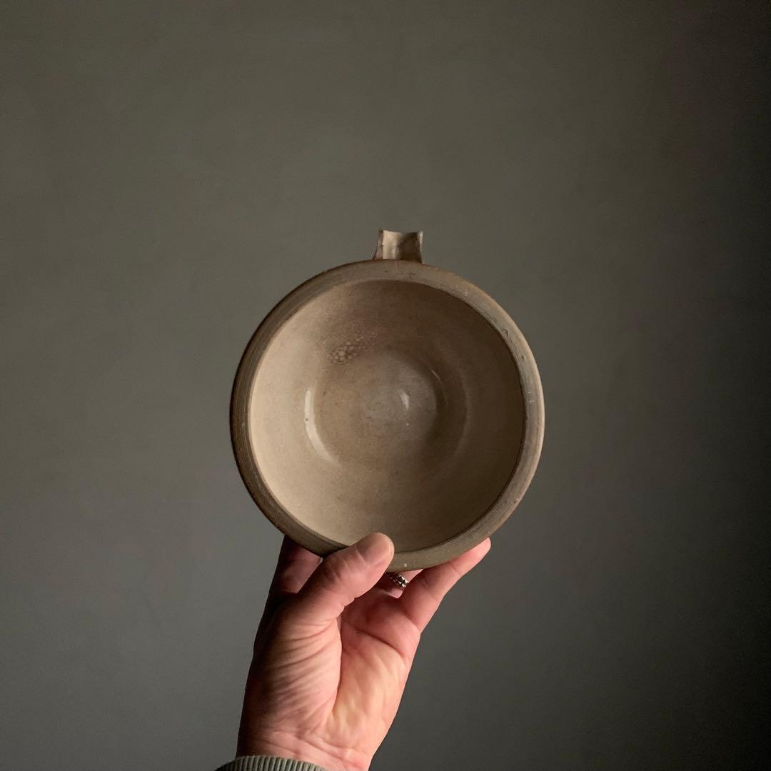 白丹波 片口 古美術 古道具 アンティーク 酒器 丹波焼 立杭焼