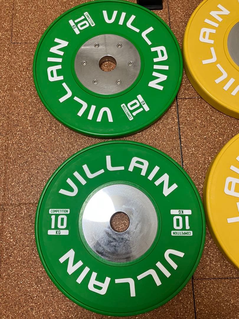 VILLAIN 10kg ウエイトプレート 15kg 10kg 各2枚セット