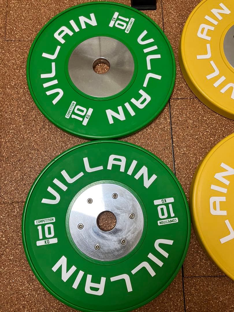 VILLAIN 10kg ウエイトプレート 15kg 10kg 各2枚セット