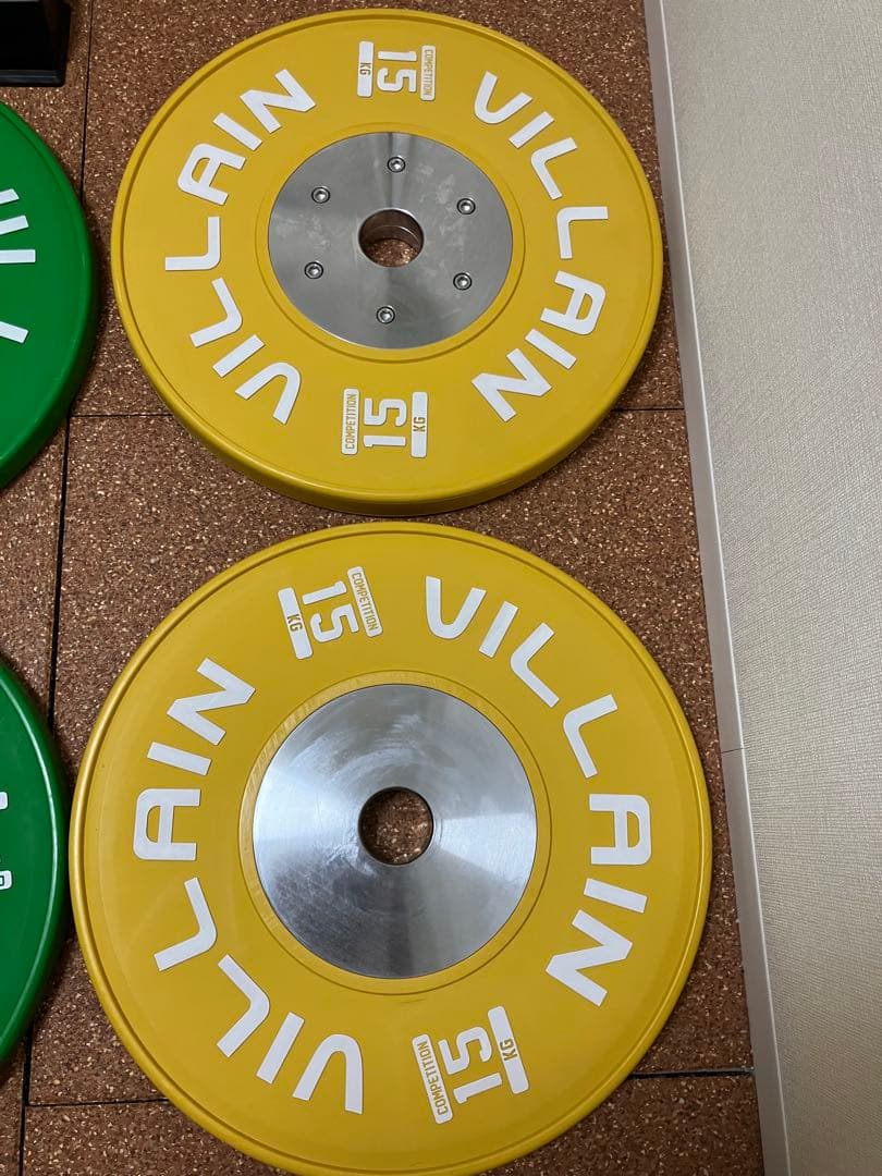 VILLAIN 10kg ウエイトプレート 15kg 10kg 各2枚セット