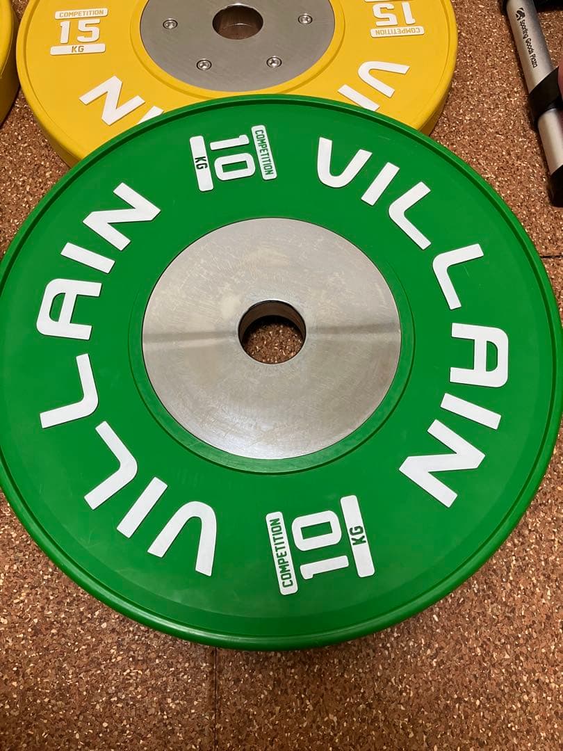 VILLAIN 10kg ウエイトプレート 15kg 10kg 各2枚セット