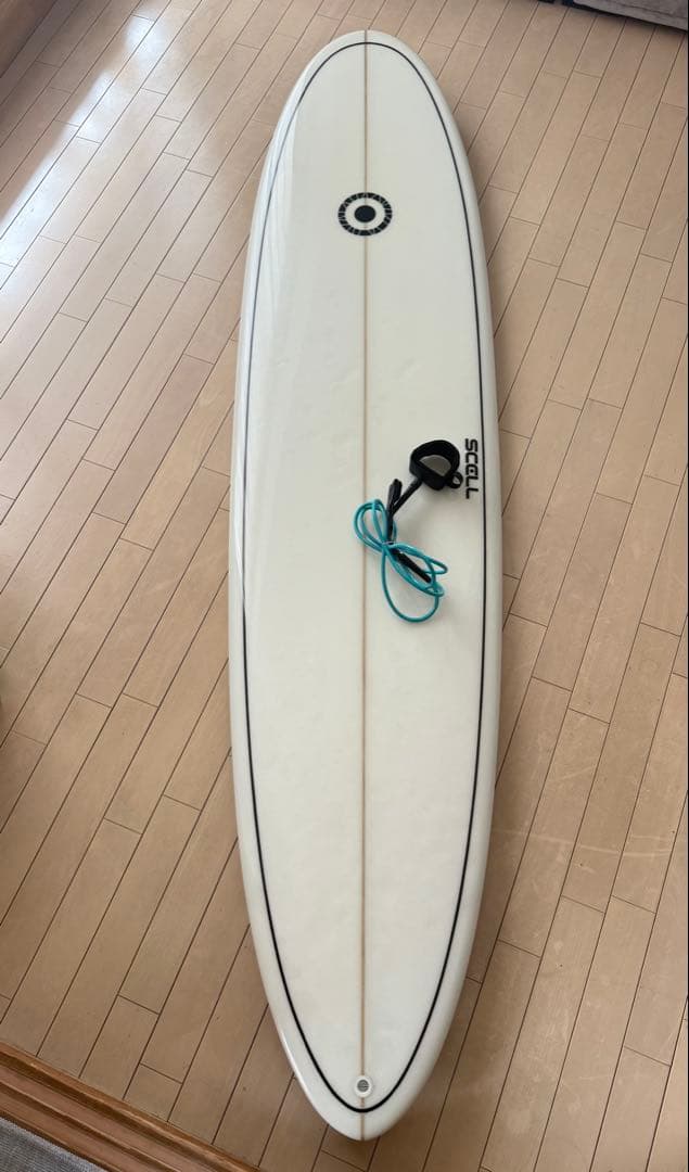 美品★ 7.4ft ミッドレングス　ハードケース　フィン付き【引き取り限定】