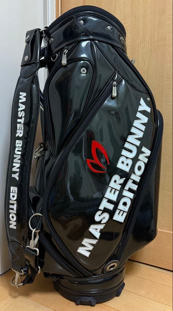 完売★マスターバニー★キャディバッグ★ゴルフ★パーリーゲイツ★ゴルフバッグ★黒