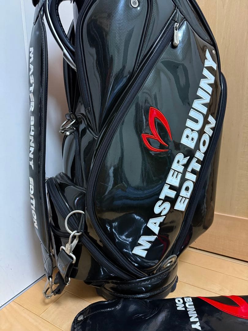 完売★マスターバニー★キャディバッグ★ゴルフ★パーリーゲイツ★ゴルフバッグ★黒