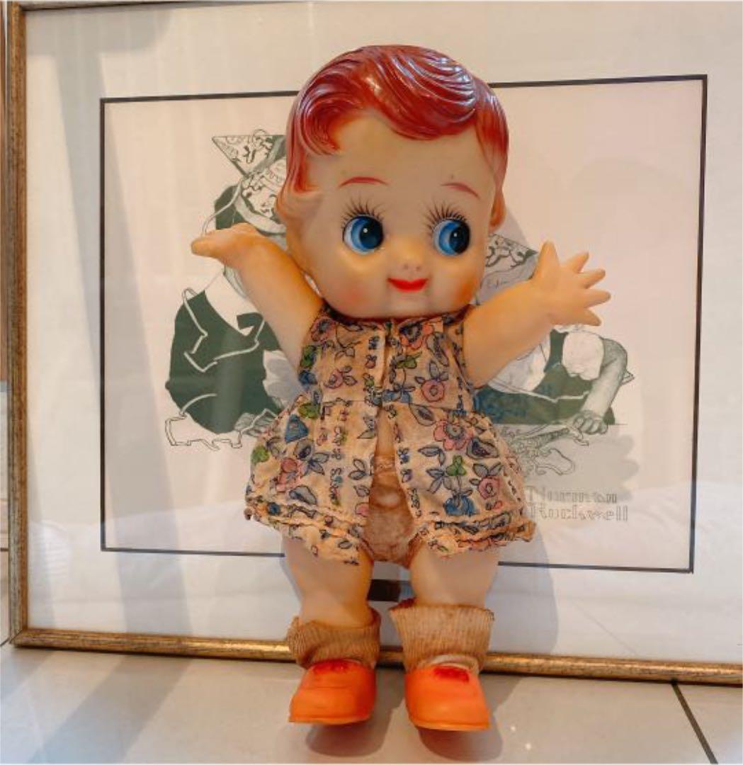 キューピー　デコちゃん　人形　昭和レトロ　ヴィンテージ