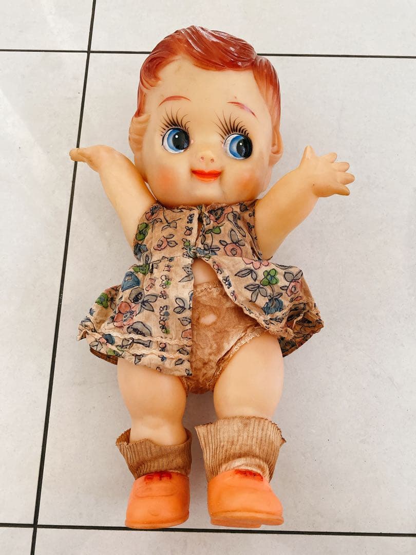 キューピー　デコちゃん　人形　昭和レトロ　ヴィンテージ