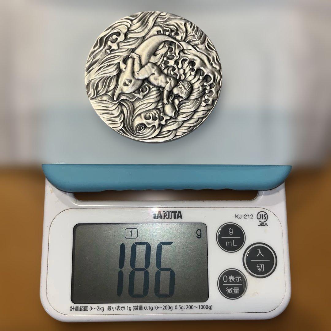 EXPO75国際海洋博覧会公式記念銀銅メダルセット 1975年