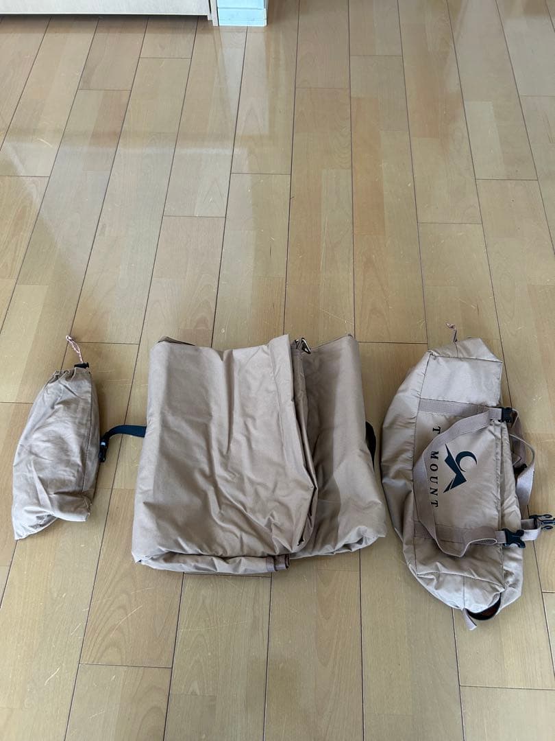 TOMOUNT タープ tc 正方形 タープ 3m x 3m ループ19箇所