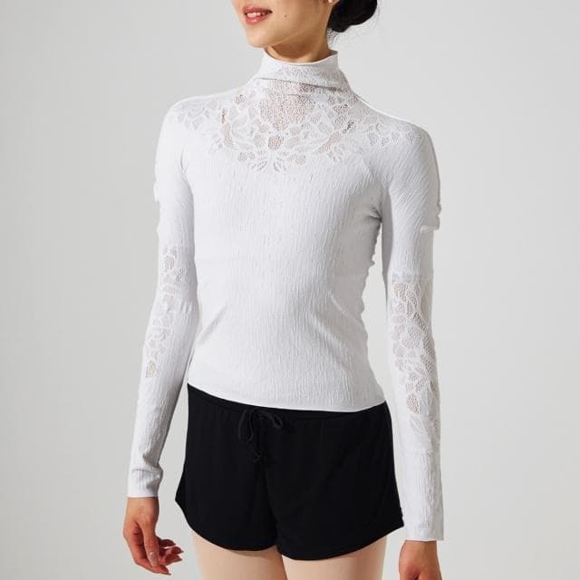 【人気】チャコット　ノーソーイングニット　ハイネック　長袖　カラボス