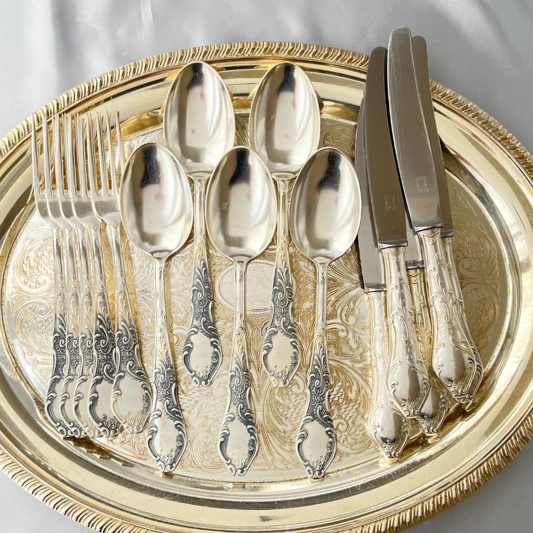 【ドイツ】ディナーセット 15本【シルバープレート】